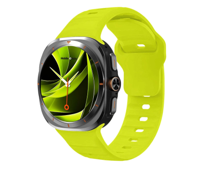 Pasek i akcesoria do zegarków Mobile Origin Easy Strap Silicone Galaxy Watch Ultra 47mm Fluo Yellow